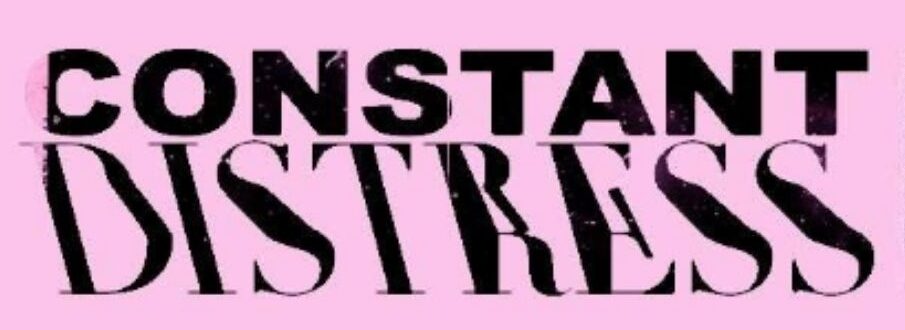 Constant Distress, logo, pink, Distressed, radio online